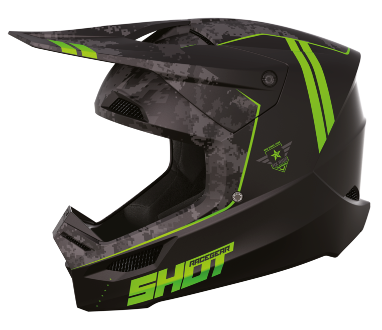 Мотокрос каска SHOT Furious Army Green MattМотокрос каска SHOT Furious Army Green Matt