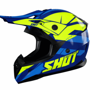 Мотокрос каска SHOT Pulse Revenge Navy Neon Yellow Blue GlossyМотокрос каска SHOT Pulse Revenge Navy Neon Yellow Blue Glossy