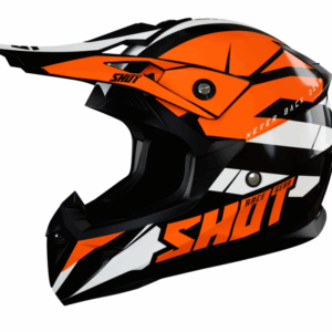 Мотокрос каска SHOT Pulse Revenge Black Orange White GlossyМотокрос каска SHOT Pulse Revenge Black Orange White Glossy