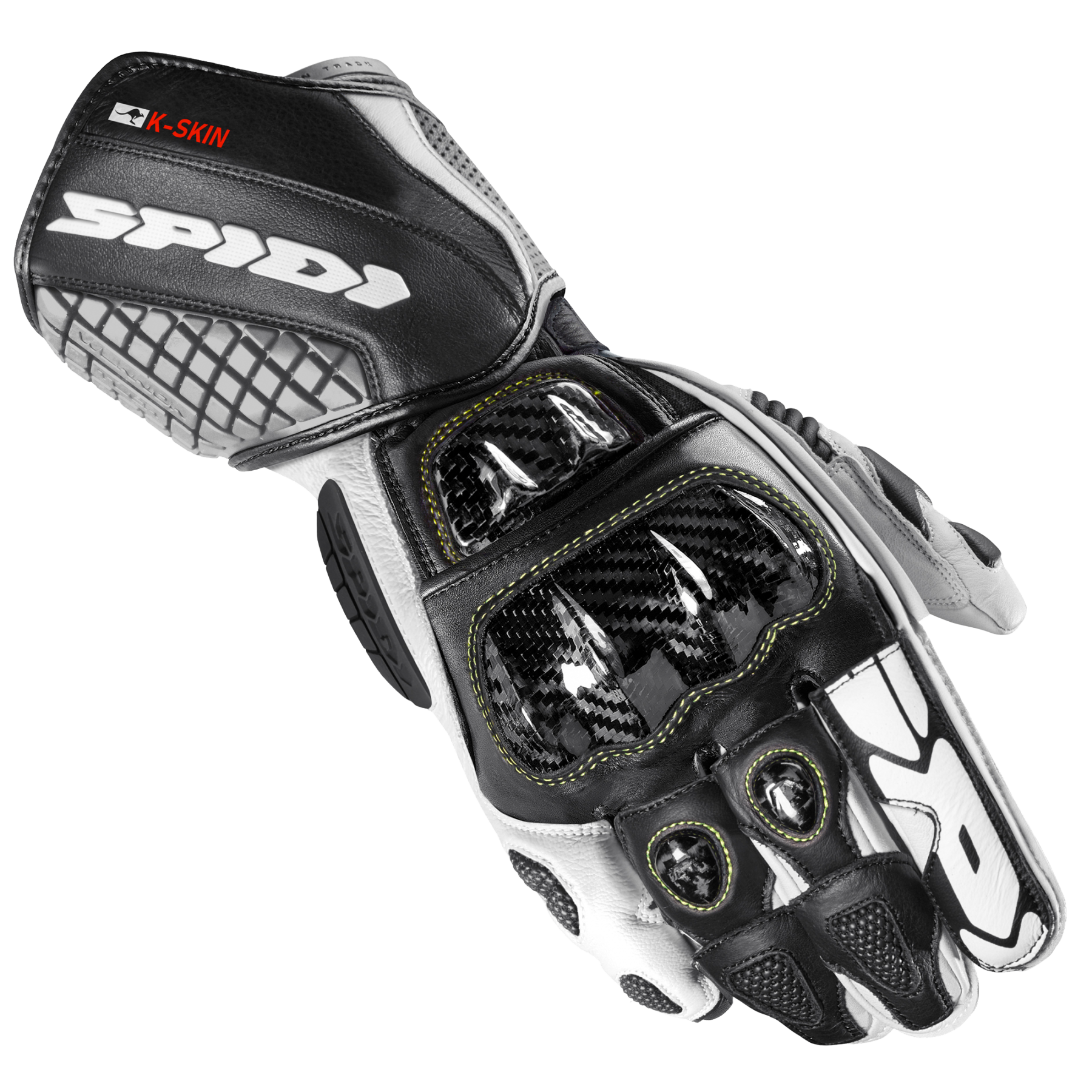 Мото ръкавици SPIDI Carbo Kangaroo BLACK/WHITEМото ръкавици SPIDI Carbo Kangaroo BLACK/WHITE